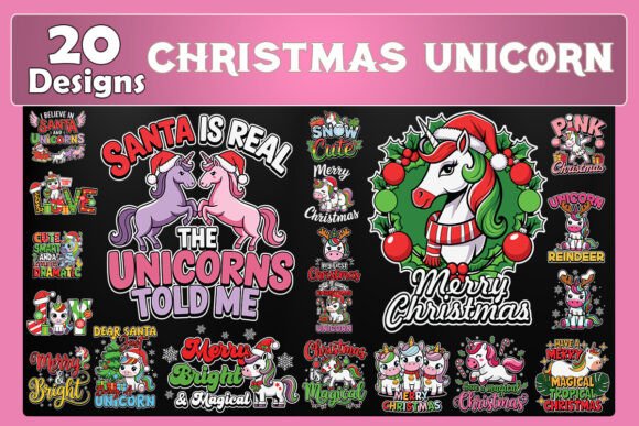 Christmas Unicorn SVG Bundle Graphics and Crafts Review