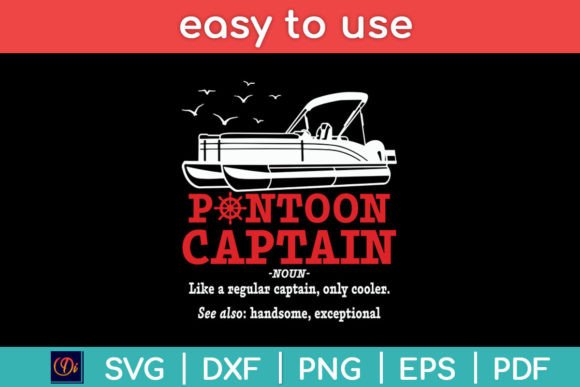 Pontoon Captain Definition Pontoon Boat Graphics and Crafts