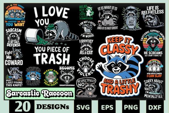 Sarcastic Raccoon SVG Bundle Graphics and Crafts Review